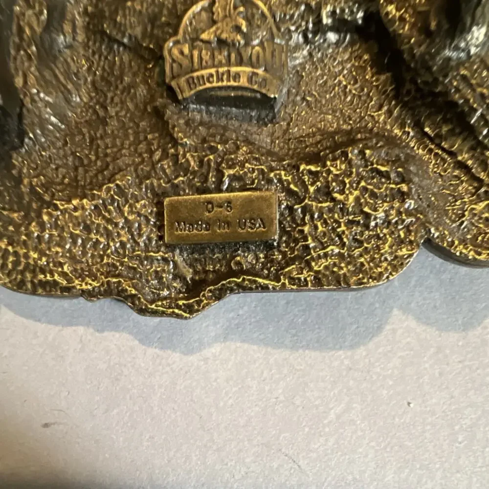 Siskiyou Brass Belt Buckle Easyrider 1992 Live to Ride Ride to Live